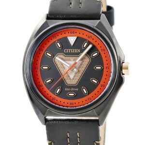 シチズン CITIZEN エコドライブ トニー スターク '63 AW2075-05W 未使用 ブラック アイアンマン コラボ メンズ 腕時計クオーツ ブラック 【中古】未使用保管品