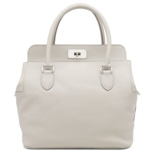 エルメス HERMES 2WAYバッグ ツールボックス 26 エバーカラー パールグレー シルバー金具 ショルダー □Q刻印 【保存袋】 【中古】