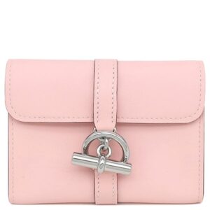 エルメス HERMES コインケース グレナン コンパクトウォレット ヴォースイフト ローズサクラ シルバー金具 新品 未使用 2025年製 K 【箱】 【中古】未使用保管品