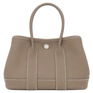 エルメス HERMES ハンドバッグ ネオ ガーデン23 ネゴンダ エトゥープ シルバー金具 未使用 ガーデンパーティー 2026年製 G 【箱】 【中古】未使用保管品
