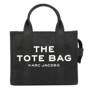 マークジェイコブス MARC JACOBS 2WAYバッグ ザ キャンバス トート バッグ スモール コットンキャンバス ブラック シルバー金具 M0016493 【中古】未使用保管品