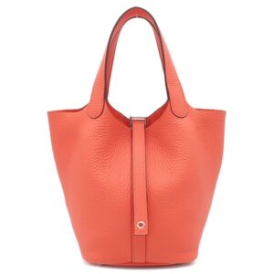 エルメス HERMES ハンドバッグ ピコタンロックPM トリヨンクレマンス オレンジフィールド シルバー金具 新品 未使用 W刻印（2024年製） 【箱】 【中古】未使用保管品