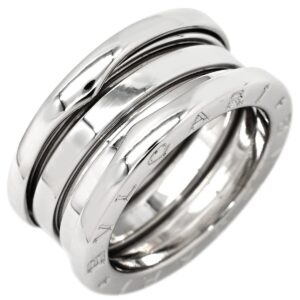 ブルガリ BVLGARI リング 指輪 ビーゼロワン B-zero1 3バンド ホワイトゴールド #49(JP9) 18K WG 750 18金 8.5号 【中古】新品同様品