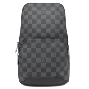 【★3％OFFクーポン】ルイヴィトン LOUIS VUITTON ボディバッグ アヴェニュー スリングバッグ ダミエキャンバス ダミエアンフィニ メタリックオニキス マットシルバー金具 N40097 不明 【中古】中古美品