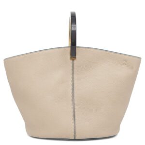 マルニ MARNI 2WAYバッグ パニエ カーフ ベージュ ゴールド金具 ハンドバッグ ショルダーバッグ グレージュ SCMP0067U0 【保存袋】 【中古】未使用保管品