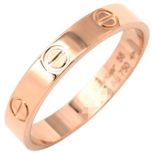 カルティエ Cartier リング 指輪 ミニラブリング ピンクゴールド #56(JP16) スモールモデル LOVE Ring 18K 750PG 15.5号 B4085200 【中古】新品同様品
