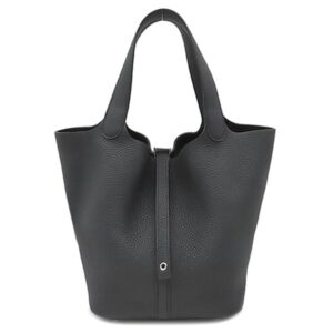 エルメス HERMES ハンドバッグ ピコタンロック MM 22 トリヨンクレマンス ブラック シルバー金具 黒 2025年製 K 【箱】 【中古】新品同様品