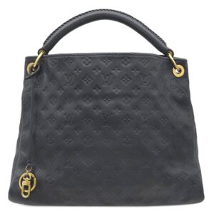 ルイヴィトン LOUIS VUITTON ハンドバッグ アーツィーMM モノグラムアンプラント アンフィニ ゴールド金具 トート 紺 M93448 TR1142 【中古】中古美品