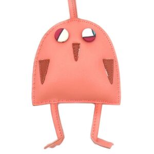 エルメス HERMES バッグチャーム イプトン アニョーミロ シルク コットン ローズキャンディ HIBOUTON フクロウ Petit h プティアッシュ 【箱】 【中古】中古美品