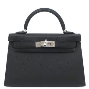エルメス HERMES 2WAYバッグ ミニケリードゥ 外縫い ヴォーエプソン ブラック シルバー金具 新品 未使用 黒 ショルダー 2026年製 G 【箱】 【中古】未使用保管品