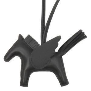 エルメス HERMES バッグチャーム ロデオPM ペガサス アニョーミロ ブラック 新品 未使用 ソーブラック 2025年製 K 【箱】 【中古】未使用保管品