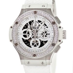 ウブロ HUBLOT ビッグバン アエロバン オールホワイト 311.SE.2010.RW.1104.JSM12 純正ダイヤ 日本限定 メンズ 腕時計自動巻き ホワイト 【中古】