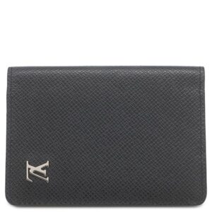 ルイヴィトン LOUIS VUITTON カードケース オーガナイザー ドゥ ポッシュ タイガ ブラック シルバー金具 黒 名刺入れ M30283 RA3189 【箱】 【中古】