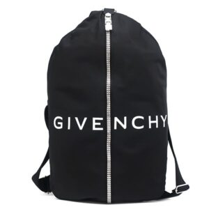 ジバンシイ GIVENCHY 2WAYバッグ Gジップ バックパック ナイロン ブラック シルバー金具 黒 ロゴ ボディバッグ リュック BKU038K1JE 【保存袋】 【中古】中古美品