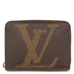 【★3％OFFクーポン】ルイヴィトン LOUIS VUITTON コインケース ジッピー コインパース レザー モノグラムジャイアントキャンバス モノグラム ゴールド金具 茶 小銭入れ カード入れ M69354 SN3210 【箱】 【中古】新品同様品