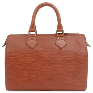 【★3％OFFクーポン】ルイヴィトン LOUIS VUITTON ハンドバッグ スピーディ 25 エピレザー ケニアブラウン ゴールド金具 茶 ボストン 鍵・パドロック欠品 M43013 VI1902 【中古】中古美品