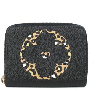 ルイヴィトン LOUIS VUITTON コインケース モノグラムジャングル ジッピーコインパース レザー ジャイアントモノグラムキャンバス ブラック×イエロー ゴールド金具 黒 黄色 アニマル柄 M67878 TN2160 【箱】 【中古】