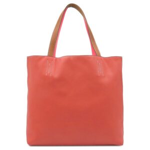 エルメス HERMES トートバッグ ドゥブルセンス 45 ヴォースイフト フォーブ×サンギーヌ×ローズアザレ×ナチュラルサブレ リバーシブル ショルダーバッグ □O刻印 【保存袋】 【中古】