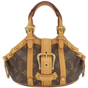 ルイヴィトン LOUIS VUITTON ハンドバッグ テダ PM モノグラムキャンバス モノグラム ゴールド金具 茶 ミニバッグ M92399 VI0054 【中古】