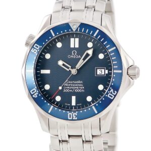 オメガ OMEGA シーマスター プロフェッショナル 300M 2531.80.00 ブルー デイト 逆回転防止ベゼル メンズ 腕時計自動巻き ブルー 【中古】