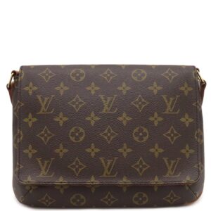 ルイヴィトン LOUIS VUITTON ショルダーバッグ ミュゼットタンゴ ショート モノグラムキャンバス モノグラム ゴールド金具 茶 M51257 SP1020 【中古】