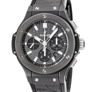 ウブロ HUBLOT ビッグバン エボリューション ブラックマジック 301.CI.1770.GR クロノグラフ デイト メンズ 腕時計自動巻き ブラック 【中古】