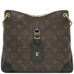 ルイヴィトン LOUIS VUITTON ショルダーバッグ オデオンNM PM モノグラムキャンバス ノワール ゴールド金具 M45353 RFID 【保存袋】 【中古】