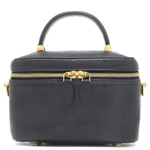 【★3%OFFクーポン】ルイヴィトン LOUIS VUITTON 2WAYバッグ インク ヴァニティ PM レザー ブラック ゴールド金具 バニティ 鍵・パドロック・クロシェット欠品 M57118 PL4210 【中古】中古美品