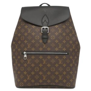 ルイヴィトン LOUIS VUITTON リュック・デイパック パルク モノグラムマカサー モノグラム×ブラック シルバー金具 茶 黒 M40637 SR0173 【保存袋】 【中古】中古美品