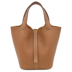 エルメス HERMES ハンドバッグ ピコタンロック 18 PM トリヨンクレマンス ゴールド ゴールド金具 新品 未使用 茶 2026年製 G 【箱】 【中古】未使用保管品