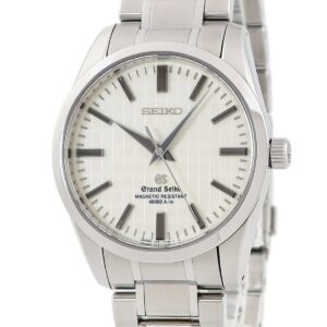 グランドセイコー Grand Seiko 9Fクォーツ マスターショップ限定 強化耐磁モデル SBGX039 9F61-0AA0 アイボリー メンズ 腕時計クオーツ ベージュ 【中古】