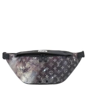 ルイヴィトン LOUIS VUITTON ボディバッグ ディスカバリー バムバッグ レザー モノグラムギャラクシーキャンバス ブラック マットブラック金具 黒 ウエストバッグ M44444 MI3198 【中古】新品同様品