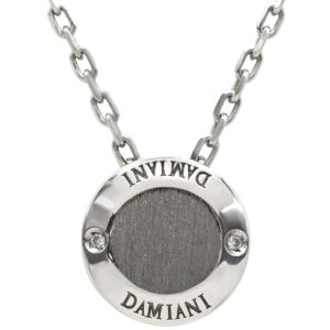 ダミアーニ DAMIANI ネックレス ブラゾーニ ペンダント ホワイトゴールド 18K 750 WG 2Pダイヤ ラウンド 【中古】中古美品