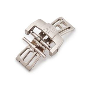 オーデマピゲ AUDEMARS PIGUET 腕時計パーツ 純正 K18WG シルバー K18WG無垢製 Dバックル ディプロイメント パーツ 替え 予備 スペア ホワイトゴールド 18ｍｍ幅対応 【中古】