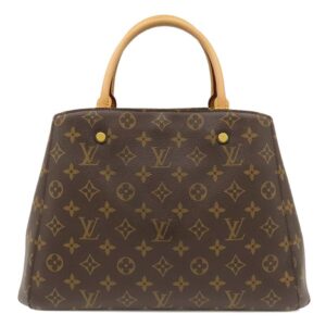 【★3％OFFクーポン】ルイヴィトン LOUIS VUITTON 2WAYバッグ モンテーニュMM モノグラムキャンバス モノグラム ゴールド金具 ハンドバッグ ショルダーバッグ M41056 RI0139 【中古】新品同様品