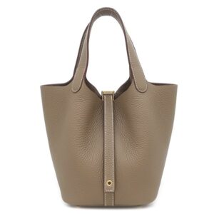 エルメス HERMES ハンドバッグ ピコタンロック PM トリヨンクレマンス エトゥープ ゴールド金具 新品 未使用 グレージュ 2026年製 G 【箱】 【中古】未使用保管品