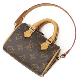 ルイヴィトン LOUIS VUITTON バッグチャーム ビジューサック マイクロ スピーディー モノグラムキャンバス モノグラム ゴールド金具 ポーチ 小物入れ M00544 IK1252 【箱】 【中古】