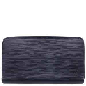 【SALE】 ルイヴィトン LOUIS VUITTON 長財布 ジッピー オーガナイザーNM エピレザー ブルーマリーヌ シルバー金具 紺 ネイビー M60035 CA0178 【箱】 【中古】