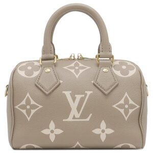 ルイヴィトン LOUIS VUITTON 2WAYバッグ スピーディ バンドリエール 20 モノグラムアンプラント トゥルトレールグレー クリーム ゴールド金具 チェーンショルダー M46575 RFID 【箱】 【中古】