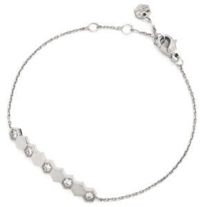 ショーメ CHAUMET ブレスレット ビー ドゥ ショーメ ハニカム ホワイトゴールド Bee My Love 5石 ダイヤ 084850-000 【中古】