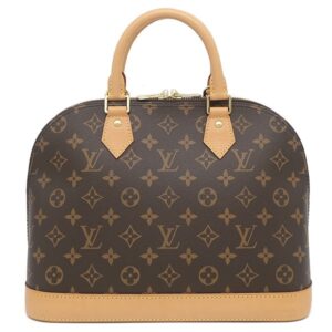 ルイヴィトン LOUIS VUITTON ハンドバッグ アルマ PM モノグラムキャンバス モノグラム ゴールド金具 茶 M53151 SN4108 【中古】新品同様品