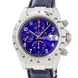 チュードル TUDOR クロノタイム タイガー 79280 B番 ブルー タイガー・ウッズ クロノグラフ チューダー メンズ 腕時計自動巻き ブルー 【中古】中古美品