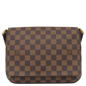 【★3％OFFクーポン】ルイヴィトン LOUIS VUITTON ショルダーバッグ ミュゼットタンゴ ショート モノグラムキャンバス モノグラム ゴールド金具 茶 ショルダー N51255 LM1000 【中古】中古美品