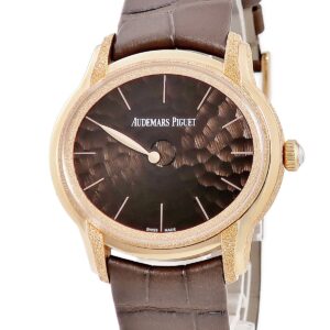 オーデマピゲ AUDEMARS PIGUET ミレネリー フロステッドゴールド フィロソフィーク 77266OR.GG.A823CR.01 K18PG レディース 腕時計自動巻き ブラウン 【中古】