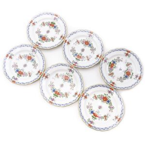 マイセン MEISSEN 食器 インドの華 プレート 6枚セット 陶磁器 ホワイト×マルチカラー×ゴールド 白 【箱】 【中古】中古美品