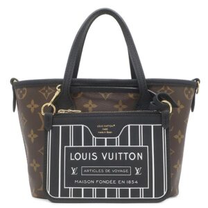 ルイヴィトン LOUIS VUITTON 2WAYバッグ ネヴァーフル インサイドアウト BB モノグラムキャンバス グレインレザー ブラック×モノグラム ゴールド金具 リバーシブル M12099 RFID 【箱】 【中古】