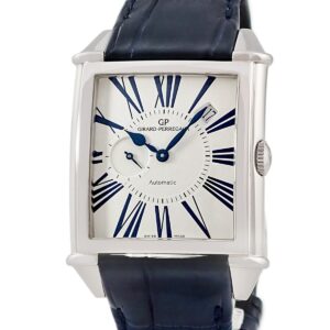 ジラールペルゴ GIRARD PERREGAUX ヴィンテージ 1945 ジャパンブルー 25835-11-1901-BB4A OH済 スモセコ 日本限定 メンズ 腕時計自動巻き ホワイト 【中古】中古美品
