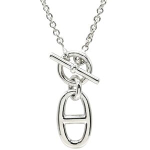 エルメス HERMES ネックレス シェーヌダンクル アミュレット シルバー925 シルバー SV925 【ケース】 【中古】