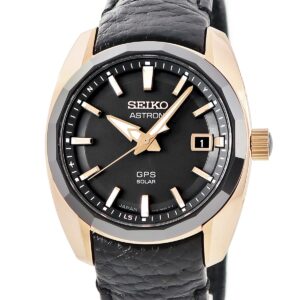 セイコー SEIKO アストロン オリジン GPSソーラー 3X SBXD012 3X22-0AE0 黒 パーペチュアルカレンダー メンズ 腕時計クオーツ ブラック 【中古】