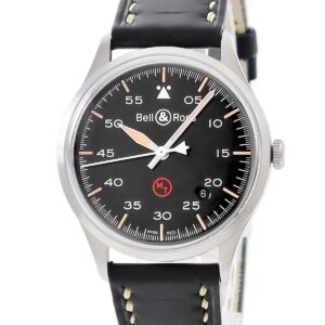 ベル&ロス BELL&ROSS ヴィンテージ ミリタリー BRV1-92 ブラック デイト オートマティック メンズ 腕時計自動巻き ブラック 【中古】